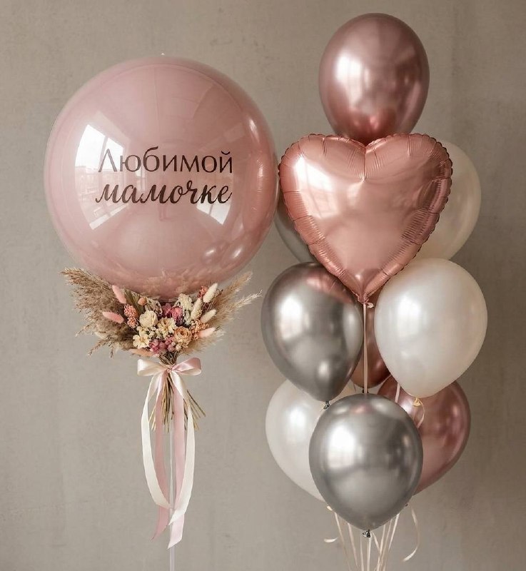 Сет шаров «Любимой мамочке»